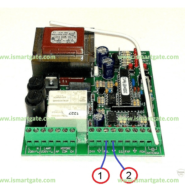 Wiring diagram for Automat Easy SCOR 800
